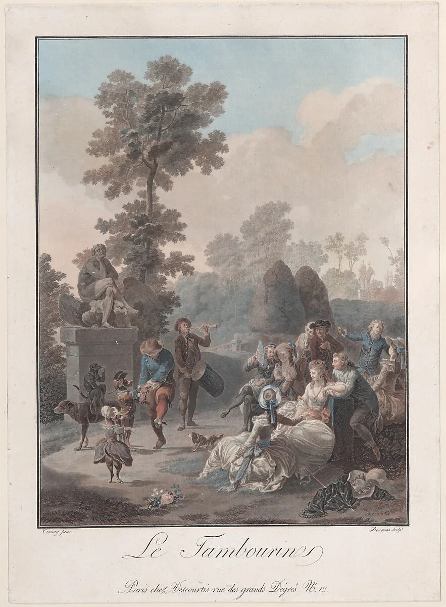 Le Tambourin — Charles Melchior Descourtis|Nicolas Antoine Taunay