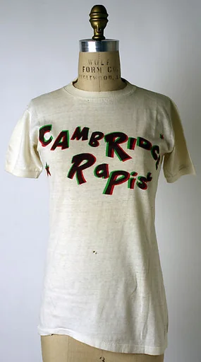 "Cambridge Rapist" T-shirt