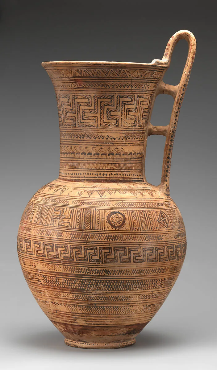 Terracotta oinochoe (jug) — Unknown