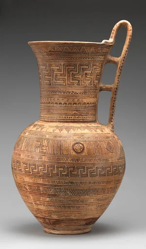 Terracotta oinochoe (jug)