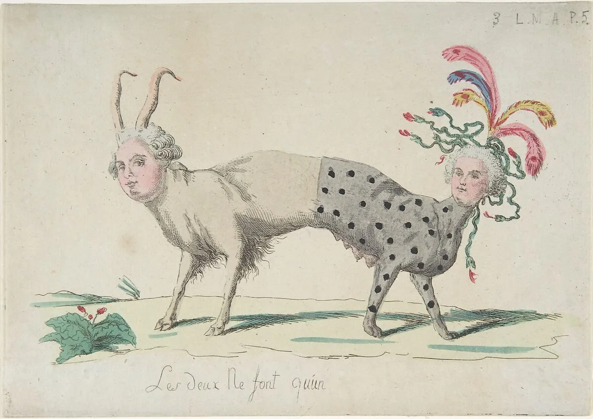 The Two Are But One (Les deux ne font qu'un) — Anonymous, French, 18th century