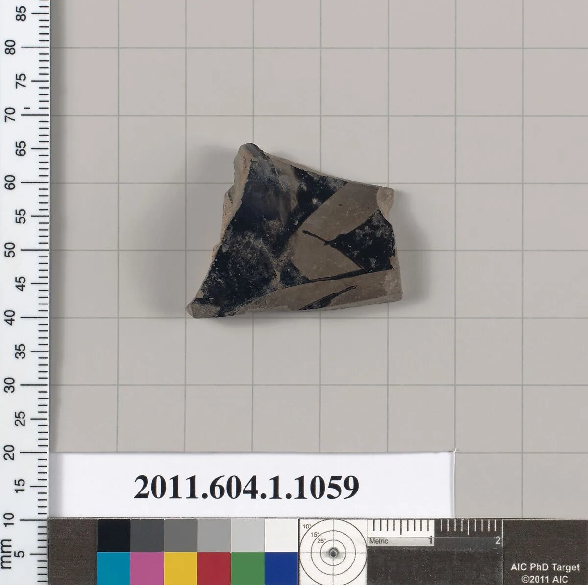 Terracotta fragment of a kylix (drinking cup) — Unknown