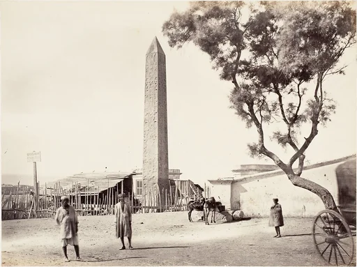 [Egyptian Obelisk, "Cleopatra's Needle," in Alexandria, Egypt]