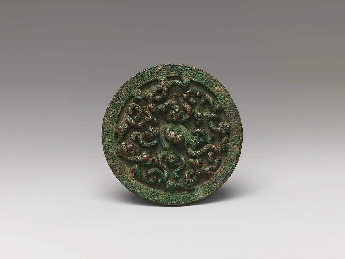 仿古 蟠螭紋銅鏡|Mirror in the style of the Eastern Zhou, Warring States period (475-221 B.C.) — Unknown