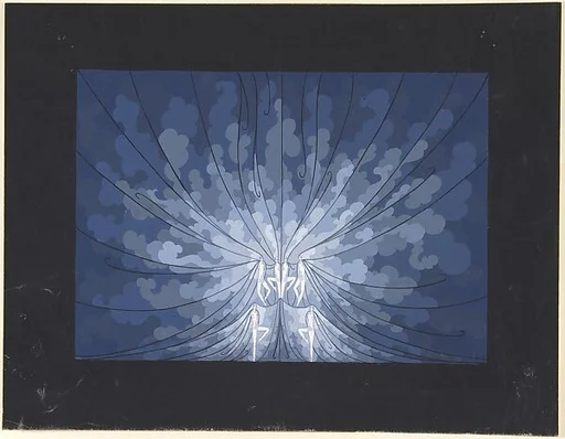 "Rideau des Nuages," Set Design for "The Blues," George White's Scandals, New York,