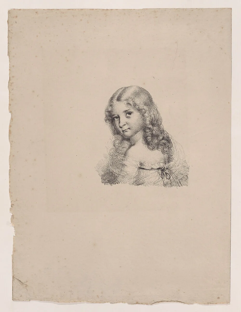 Bust of a young girl — baron Dominique Vivant Denon
