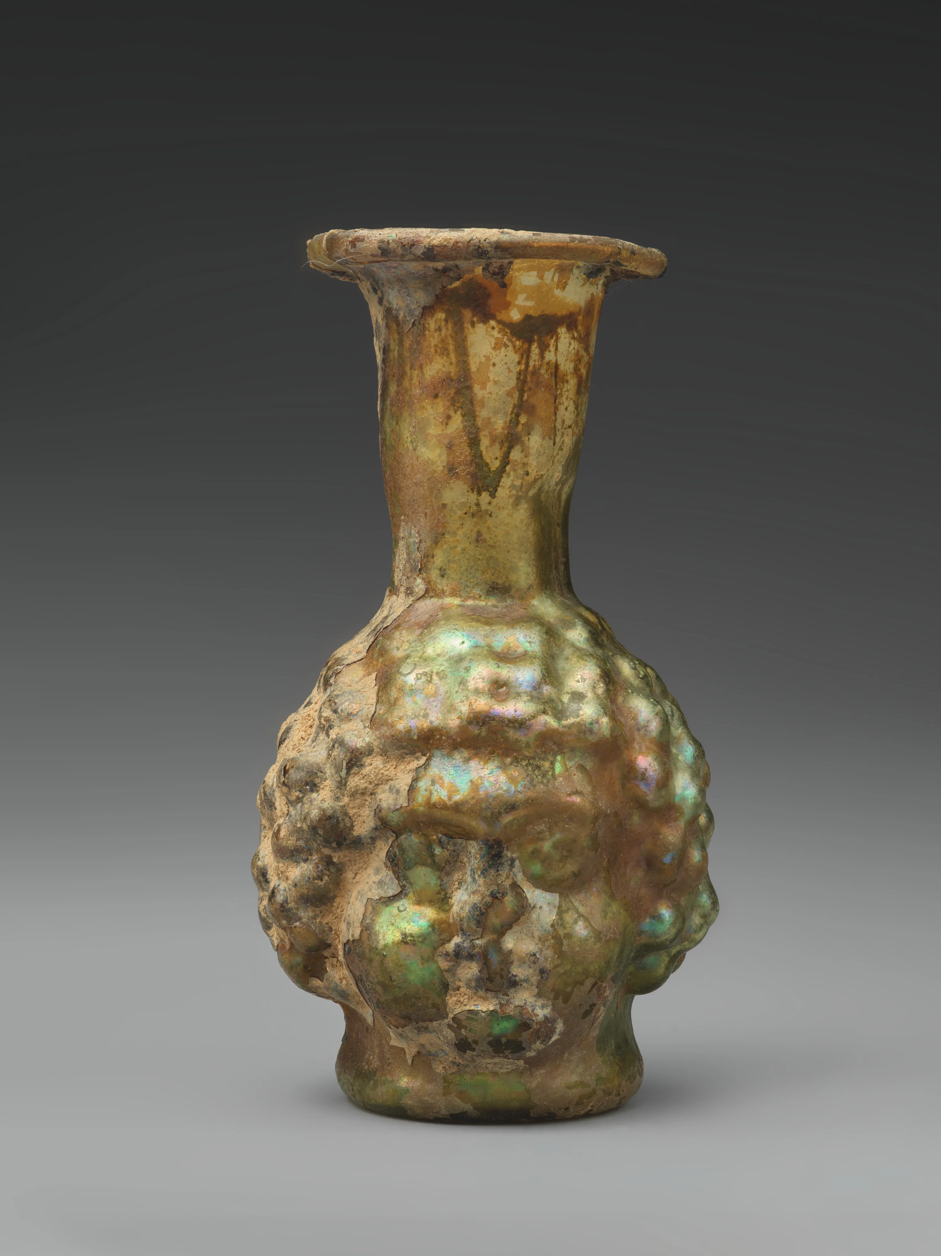 Head-shaped flask — Unknown