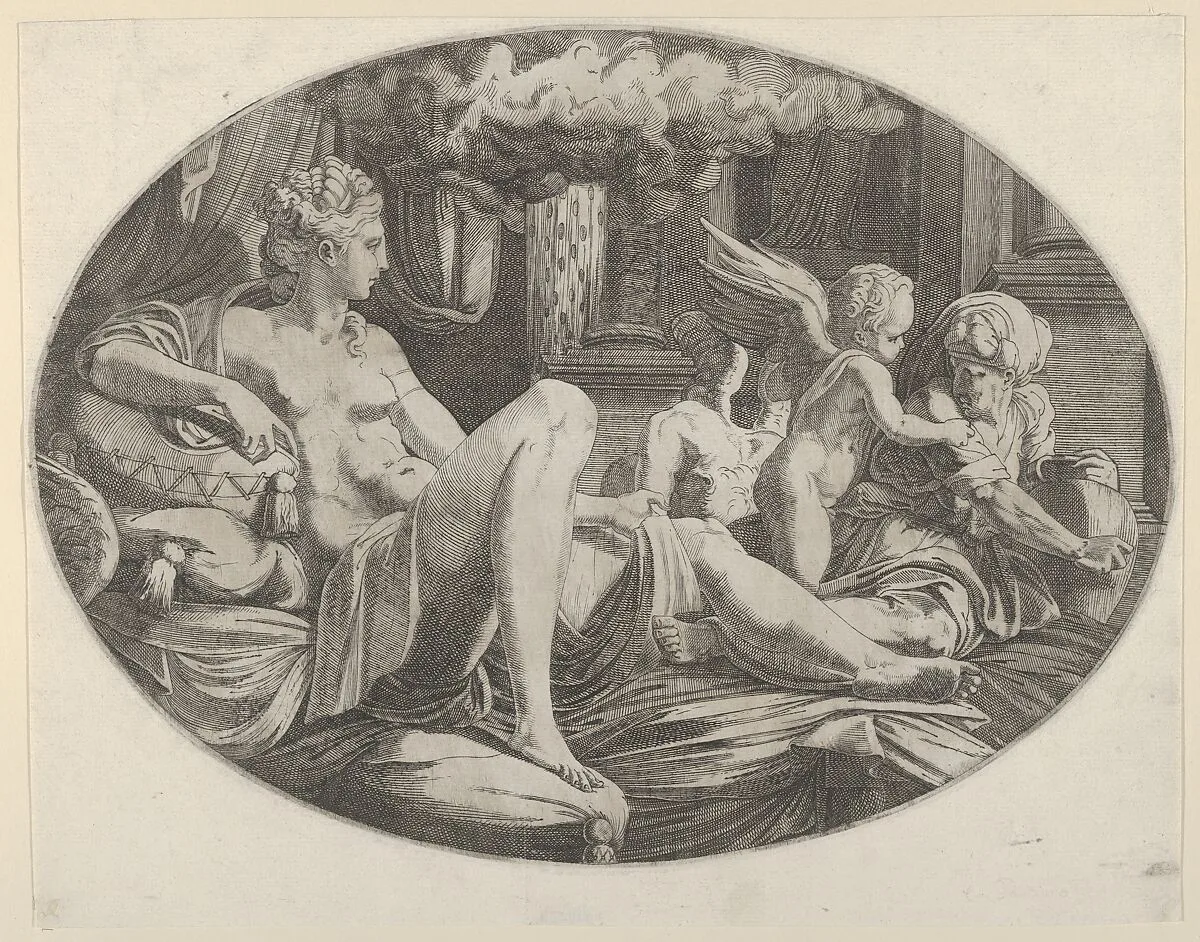 Danae — Francesco Primaticcio|Léon Davent