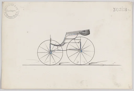 Design for Pony Phaeton, no. 3136a