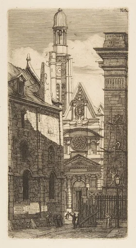 The Church of St. Etienne-du-Mont, Paris