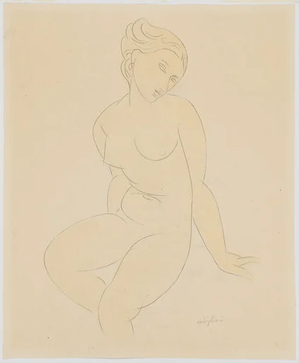 Seated Female Nude