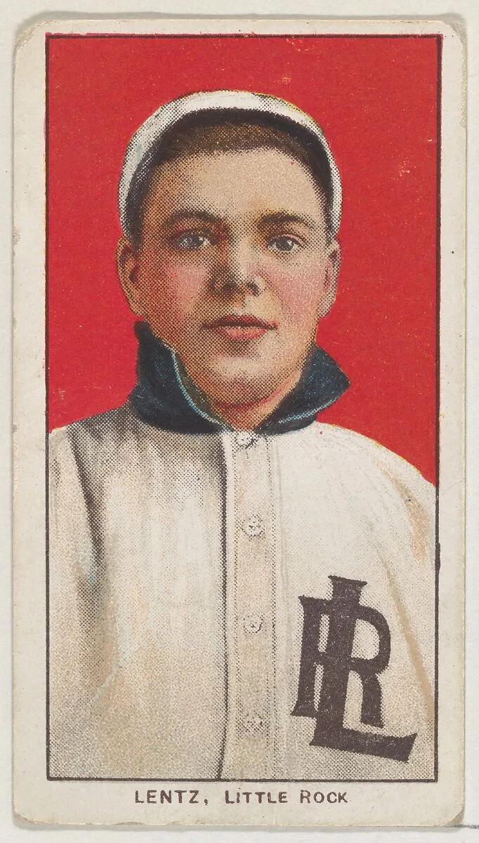 Lentz, Little Rock, Southern League, from the White Border series (T206) for the American Tobacco Company — American Tobacco Company