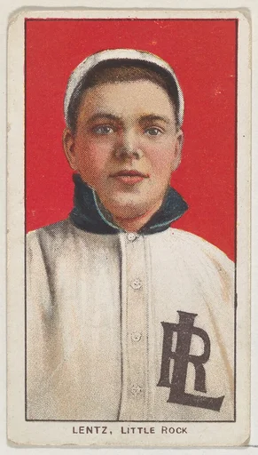 Lentz, Little Rock, Southern League, from the White Border series (T206) for the American Tobacco Company