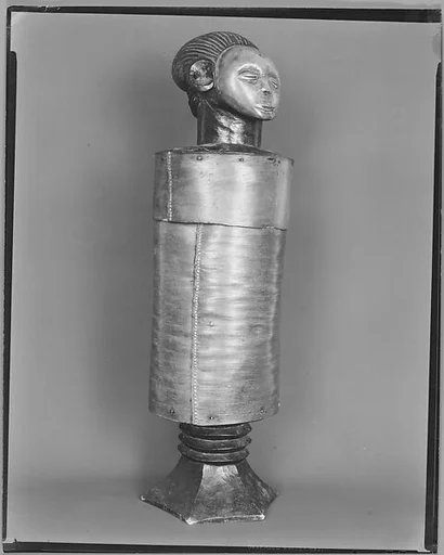 [Cylindrical Box with Cover, Belgian Congo]