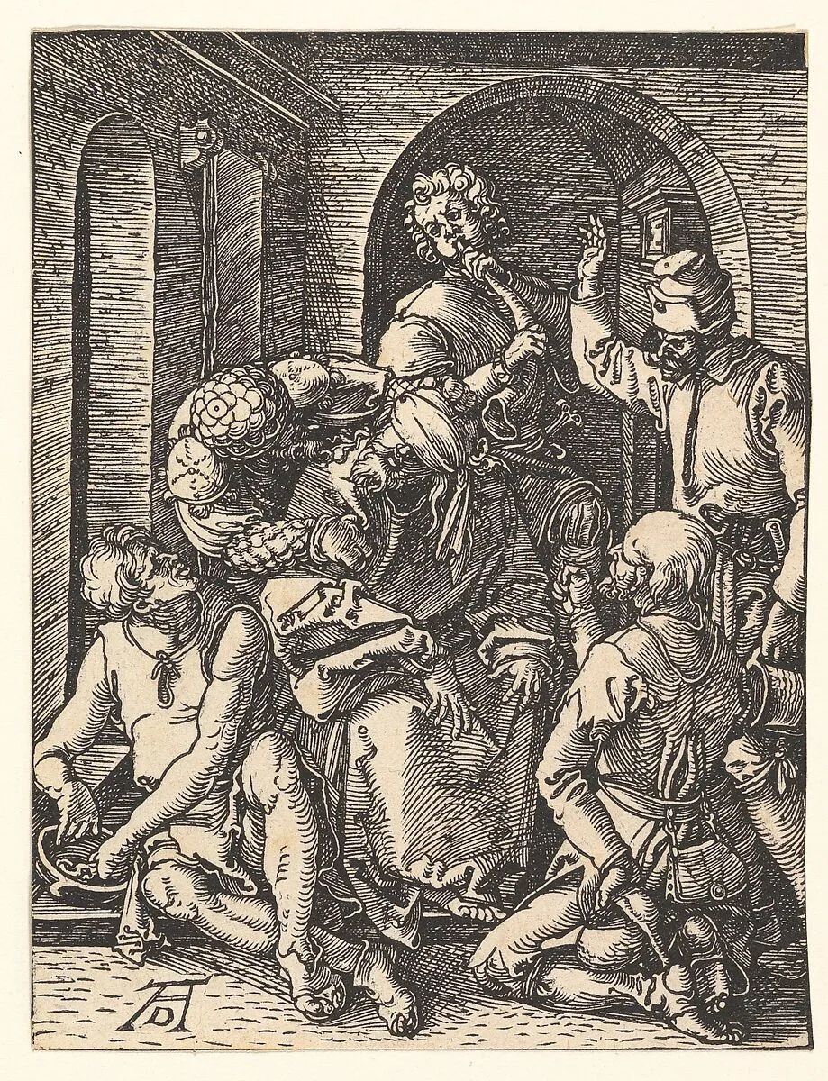 The Mocking of Christ, from "The Small Passion" — Albrecht Dürer