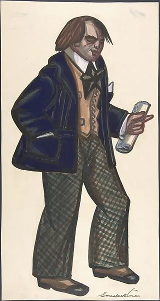 A poet in a blue blazer — Sergey Sudeykin
