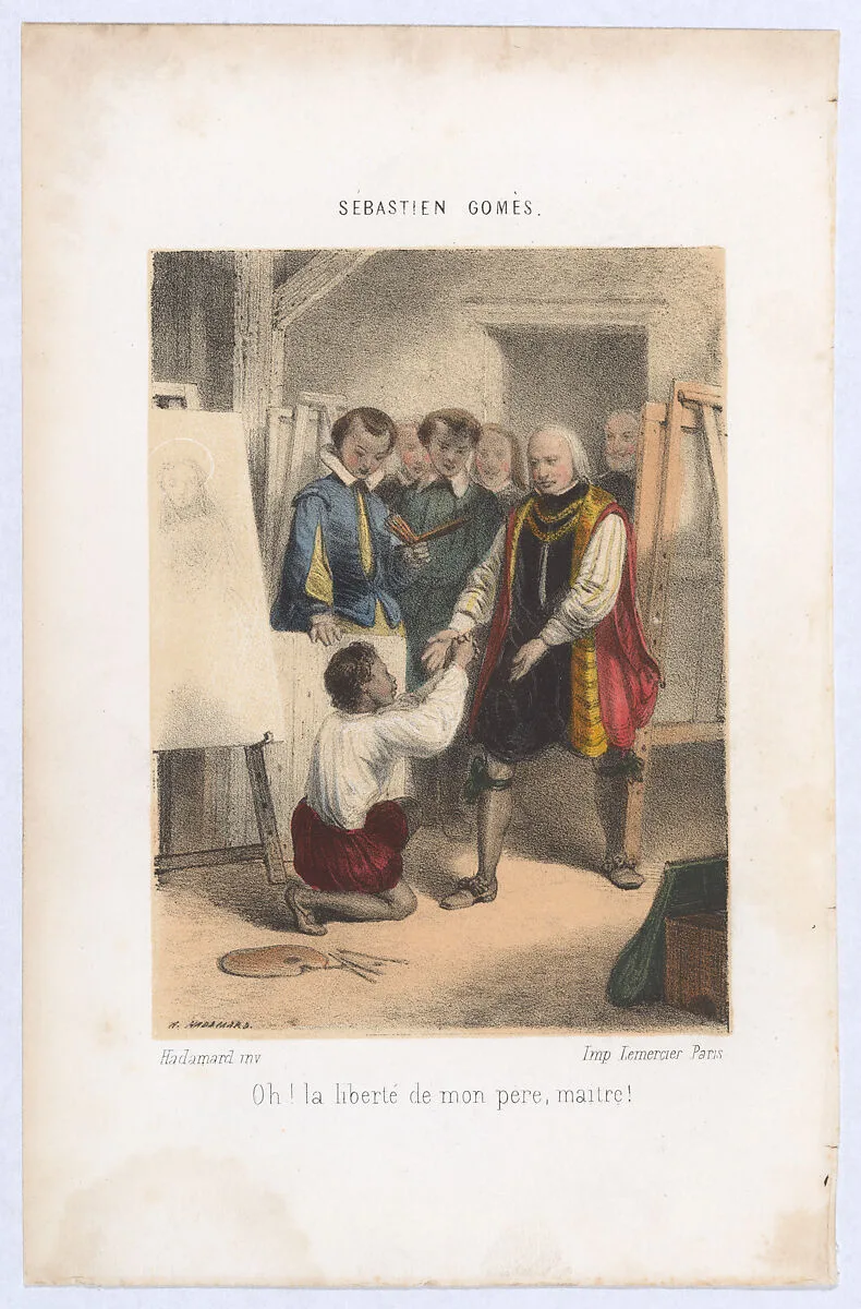 The Childhood of Sebastián Gómez — Lemercier & Cie.|Bartolomé Estebán Murillo|Auguste Hadamard|Sebastián Gómez