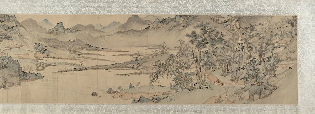 明 佚名 傳文伯仁 山水圖 卷|Landscape — Wen Boren