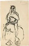 Seated Woman with a Mandolin — Pablo Picasso