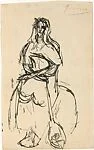 Seated Woman with a Mandolin