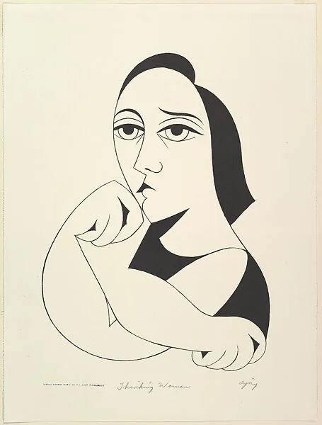 Thinking Woman — Abe Ajay|WPA