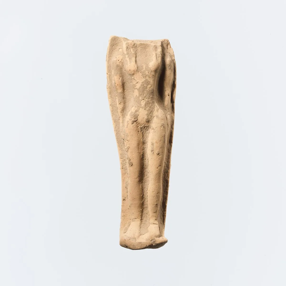 Terracotta statuette of a female figure — Unknown