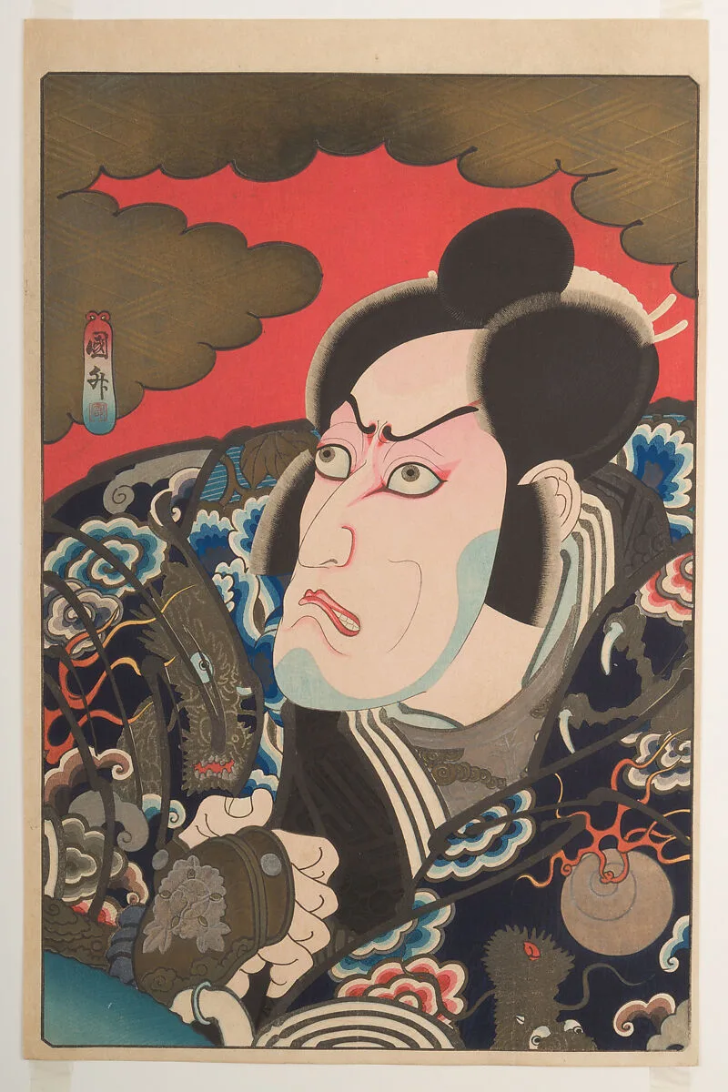 歌川国升画 五代目市川海老蔵 「熊谷次郎直実」|Kabuki Actor Ichikawa Ebizō V as Kumagai Jirō Naozane — Utagawa Kunimasu