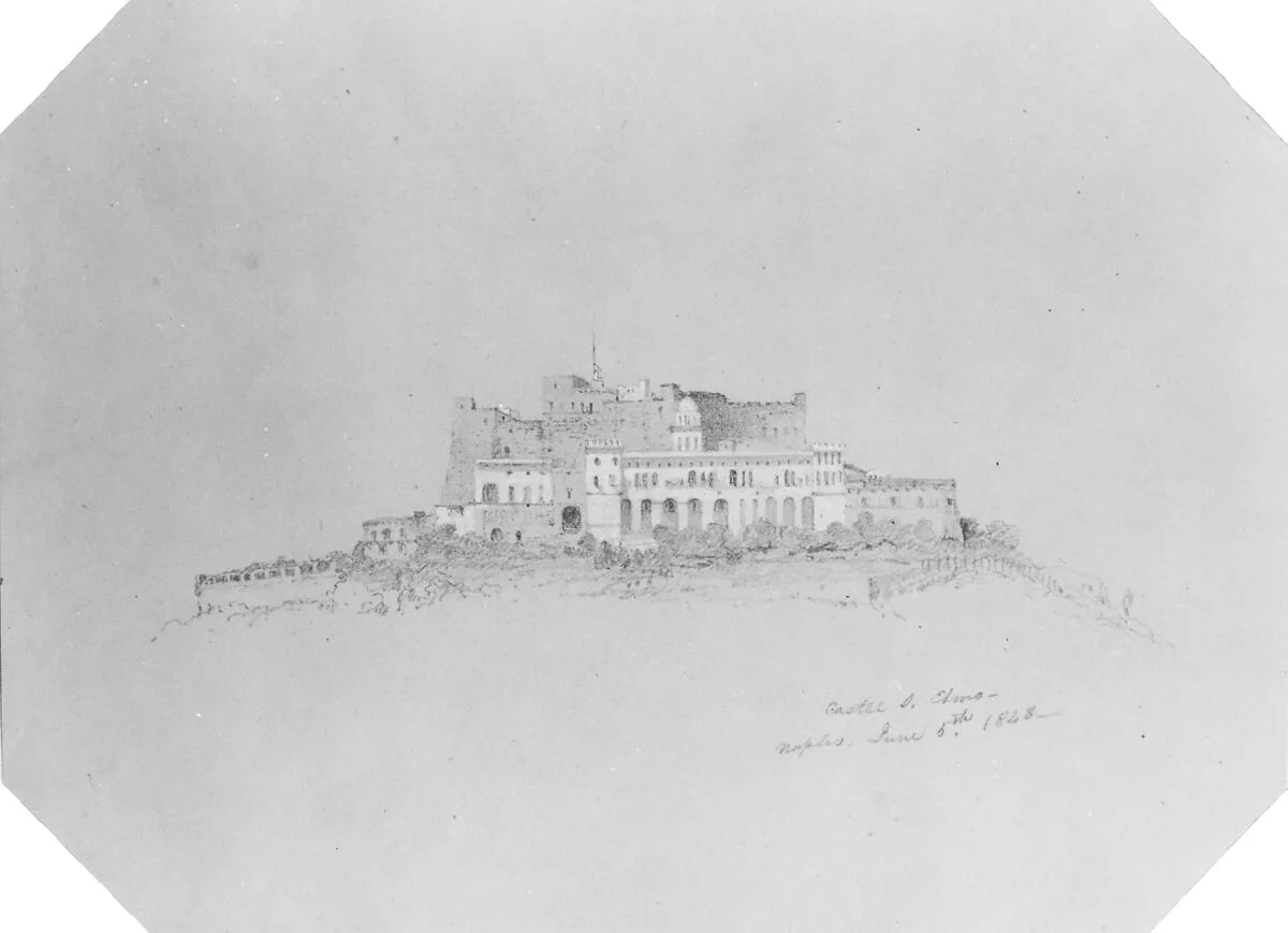 Castel San Elmo (from Cropsey Album) — Jasper Francis Cropsey