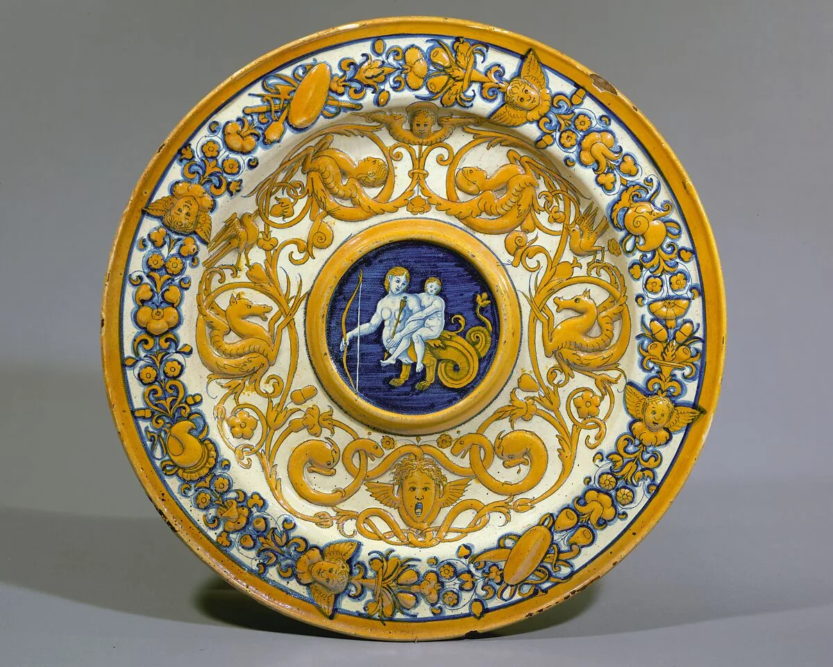 Dish for a ewer (bacile da versatore) — Unknown