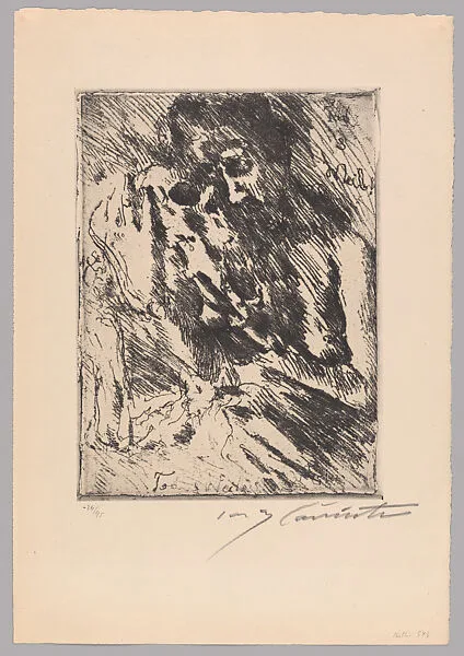 Death and the Woman; from Dance of Death — Lovis Corinth|Euphorion Verlag, Berlin|Alfred Ruckenbrod
