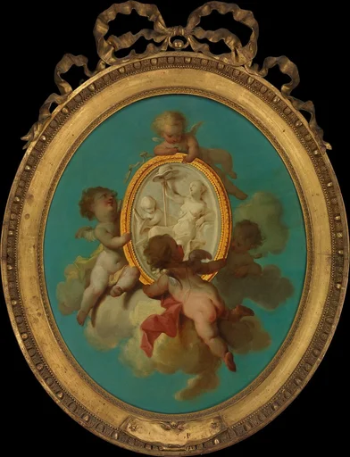 Putti with a Medallion