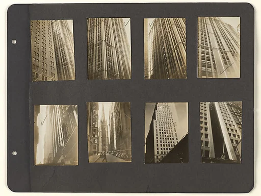 [Album Page 2: Skyscrapers and Trinity Church, Financial District, Manhattan]