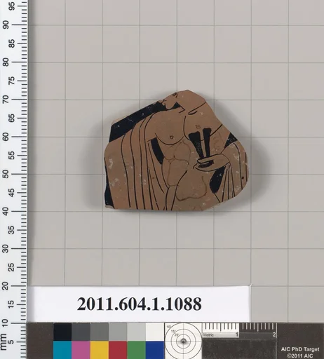 Terracotta fragment of a kylix (drinking cup)