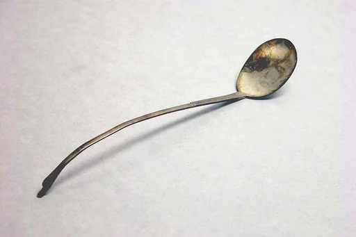 唐  銀（？）勺|Spoon