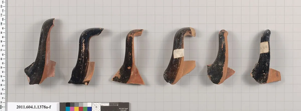Terracotta fragments of kylikes (drinking cups) — Unknown