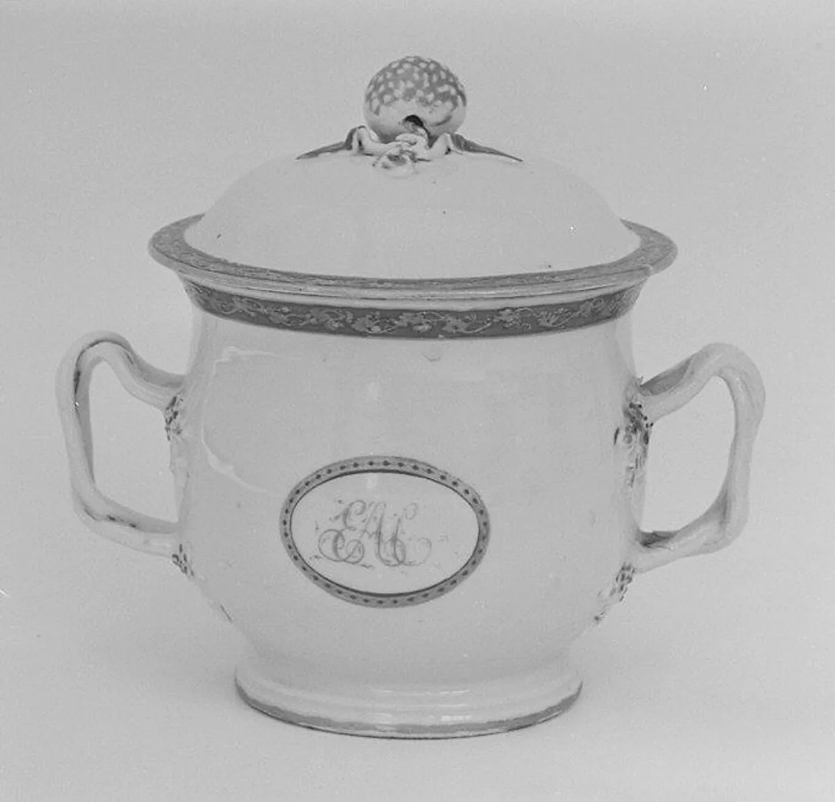 Sugar bowl with cover (part of a service) — Unknown