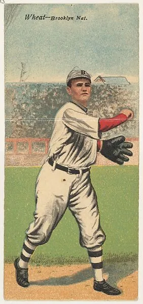 Wheat, Brooklyn, National League, from the Mecca Double Folder series (T201) — Mecca Cigarettes
