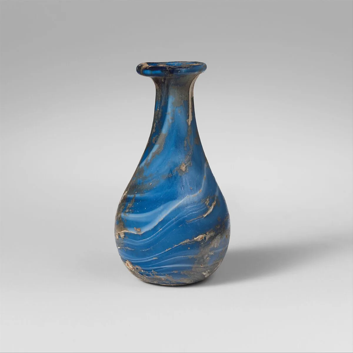 Marbled glass perfume bottle — Unknown