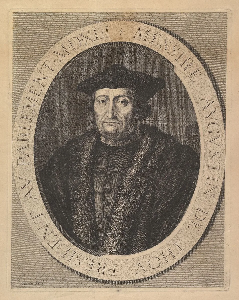 Augustin de Thou, president au Parlement — Jean Morin