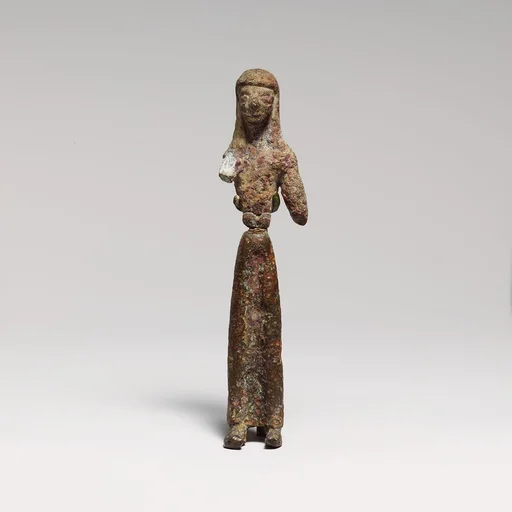 Bronze statuette of a woman