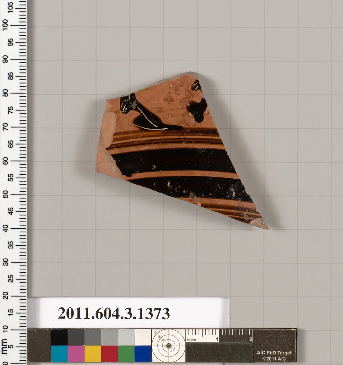 Terracotta fragment of a skyphos (deep drinking cup) — Unknown