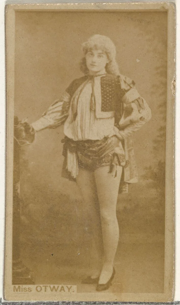 Miss Otway, from the Actors and Actresses series (N145-8) issued by Duke Sons & Co. to promote Duke Cigarettes — W. Duke, Sons & Co.|American Tobacco Company