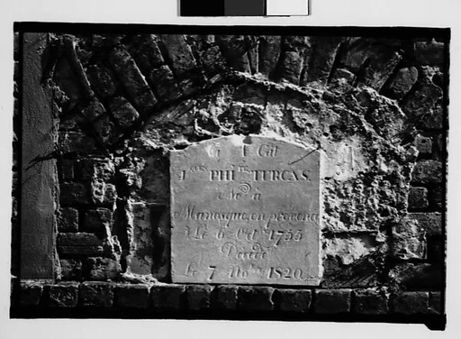 [Wall Tomb Plaque, New Orleans, Louisiana]