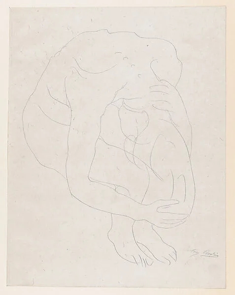 "La seconde a une abondante chevelure..." — Auguste Rodin|Auguste Clot