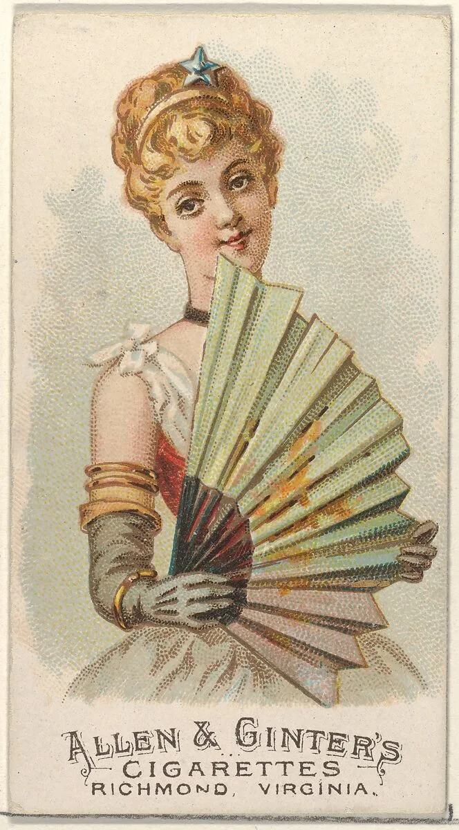 Plate 49, from the Fans of the Period series (N7) for Allen & Ginter Cigarettes Brands — Allen & Ginter|Schumacher & Ettlinger