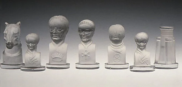 Chess set — Zdenek Juna|Glass house of Heinrich Hoffman