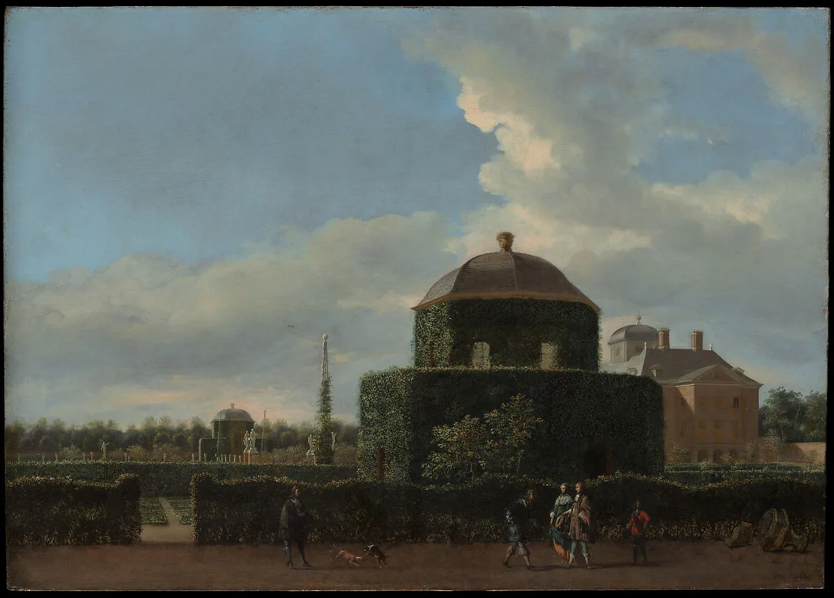 The Huis ten Bosch at The Hague and Its Formal Garden (View from the East) — Jan van der Heyden