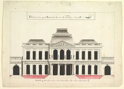 Elevation for a Town House or a Municipal Building
