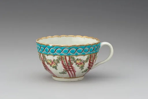 Six tea cups (part of a service)