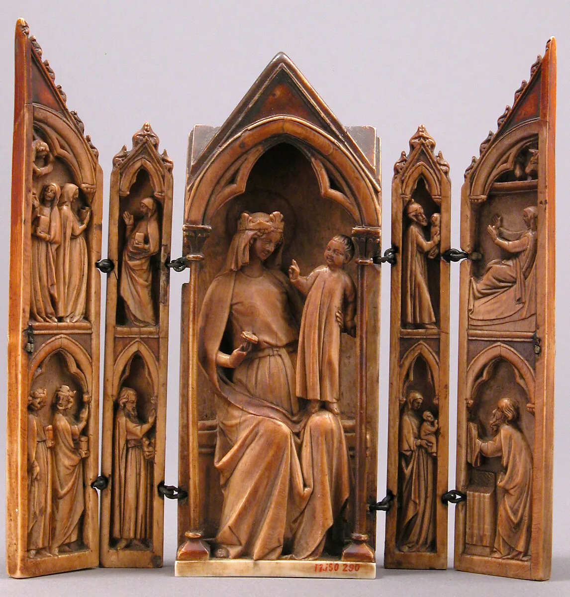 Folding Shrine with Virgin and Child — Unknown